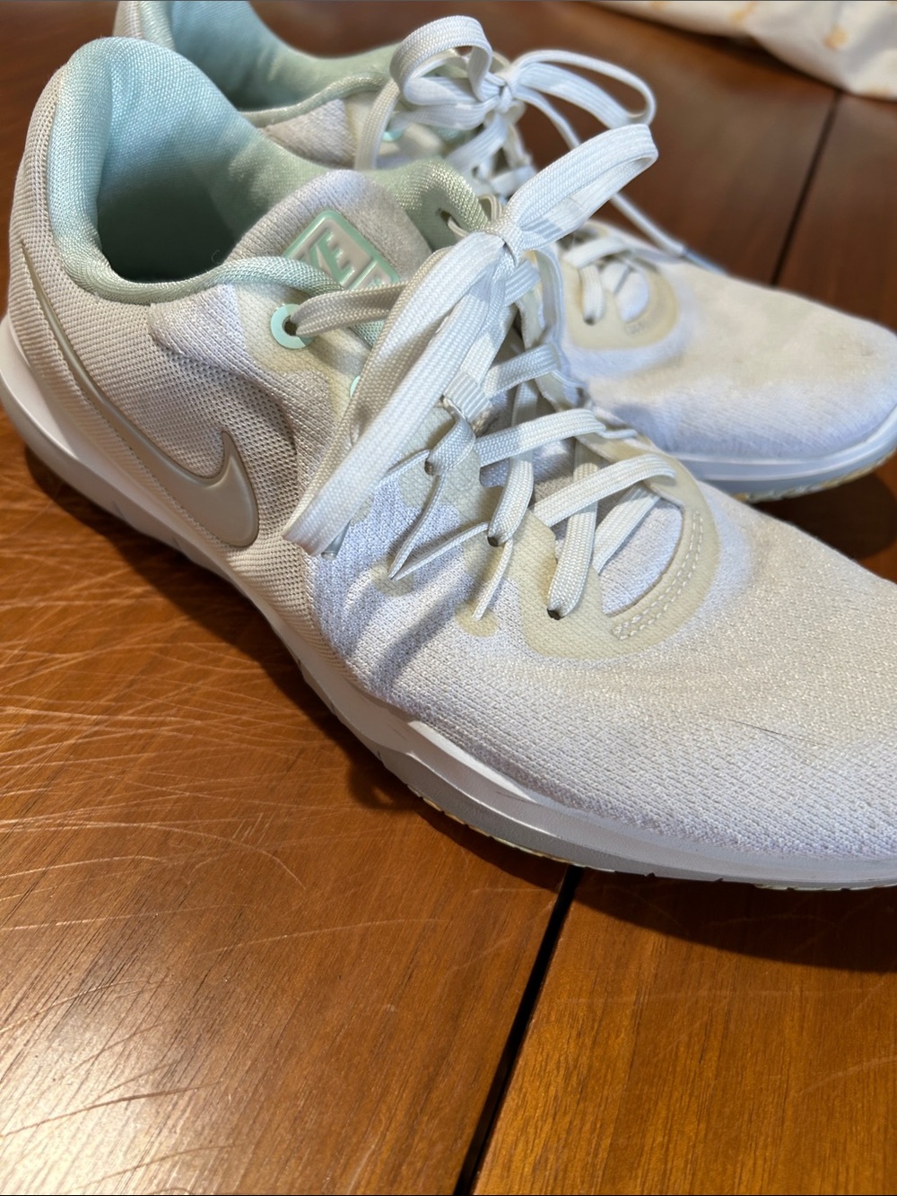 Nike Women’s White Athletic Trainers with Mint Lining